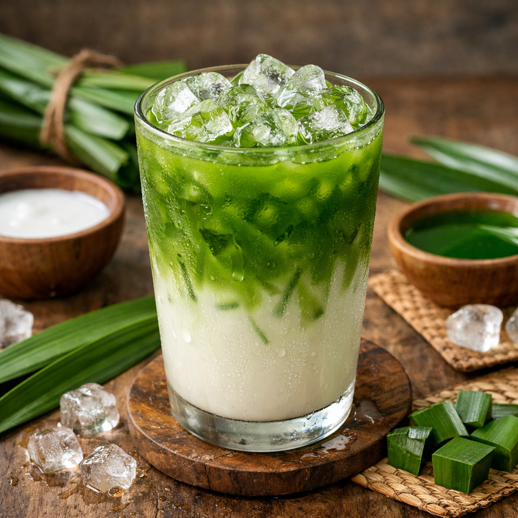 Ice Pandan Latte